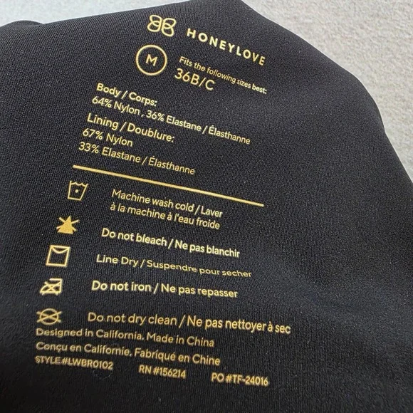 Honeylove SoftForm Black Seamless Wireless Bra - Picture 5 of 5